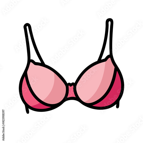 bra icon, bra vector illustration-simple illustration of bra, perfect for bra logos and icons