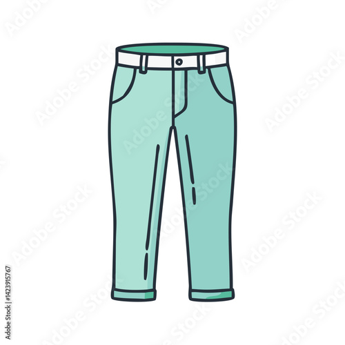 chinos icon, chinos vector illustration-simple illustration of chinos, perfect for chinos logos and icons