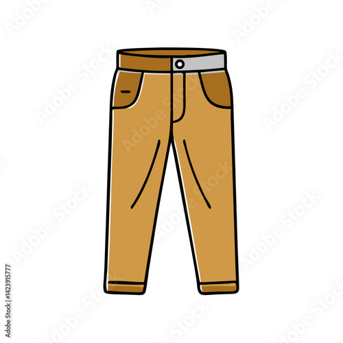 chinos icon, chinos vector illustration-simple illustration of chinos, perfect for chinos logos and icons
