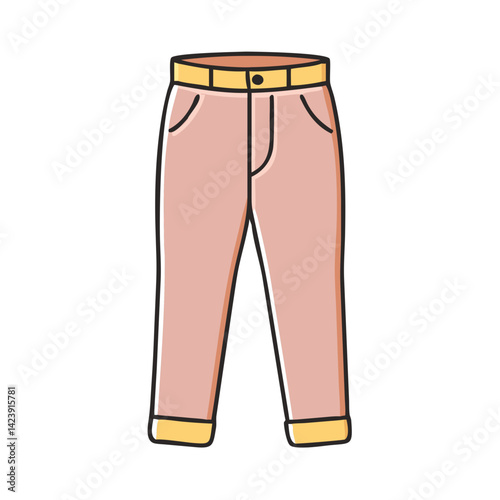 chinos icon, chinos vector illustration-simple illustration of chinos, perfect for chinos logos and icons