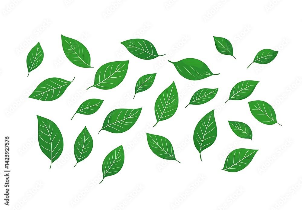 Naklejka premium Autumn leaves frame on a white background