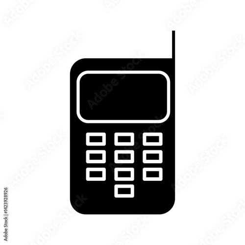 Mobile phone vibrating icon isolated on white background.Eps 10.