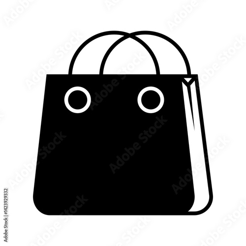 women bag icon, Tote Bag Icon Element Design