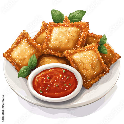Toasted Ravioli with Marinara – St. Louis Appetizer