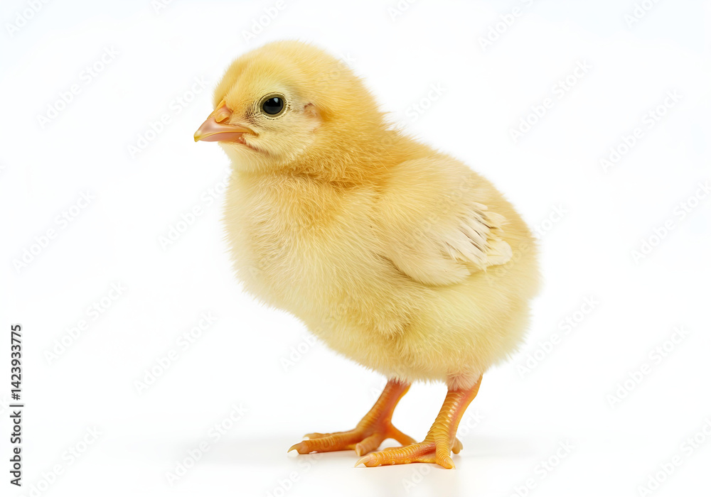 Fototapeta premium baby chicken isolated on white