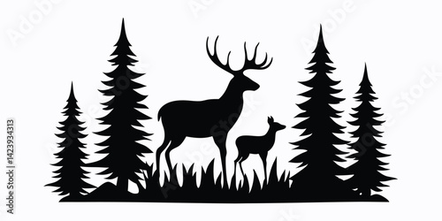 deer in the forest