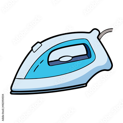 electric iron icon, electric iron vector illustration-simple illustration of electric iron, perfect for electric iron logos and icons