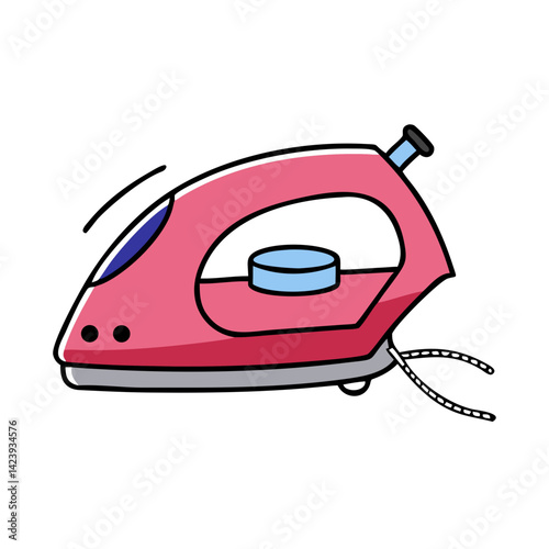 electric iron icon, electric iron vector illustration-simple illustration of electric iron, perfect for electric iron logos and icons