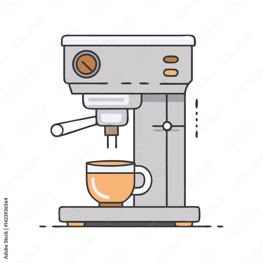 espresso machine icon, espresso machine vector illustration-simple illustration of espresso machine, perfect for espresso machine logos and icons espresso machine icon, espresso machine vector illustration-simple illustration of espresso machine, perfect for espresso machine logos and icons