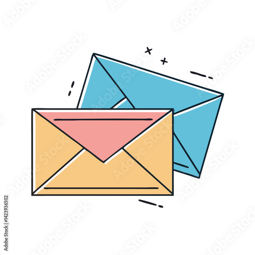 envelopes icon, envelopes vector illustration-simple illustration of envelopes, perfect for envelopes logos and icons
