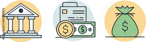 Finance icons