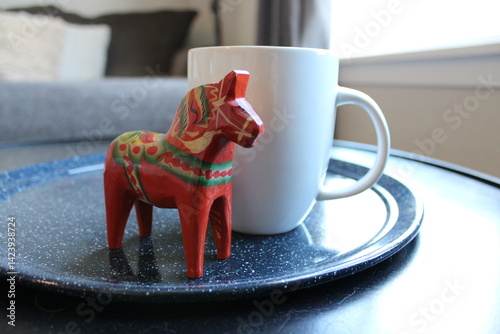 Dala Horse with the Coffee