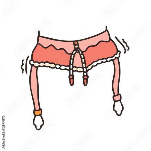 garter belt icon, garter belt vector illustration-simple illustration of garter belt, perfect for garter belt logos and icons