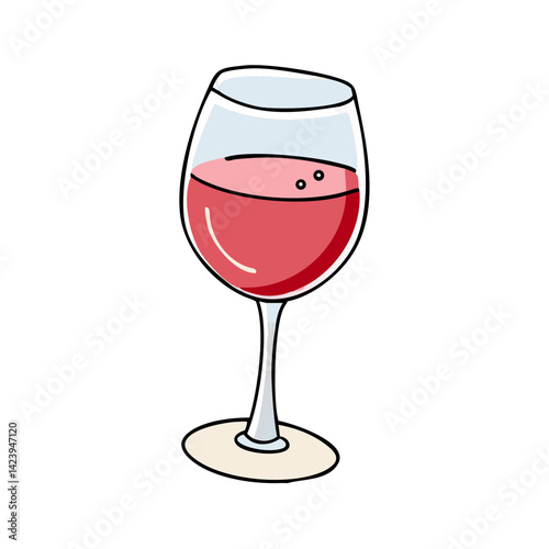 glass of ros icon, glass of ros vector illustration-simple illustration of glass of ros, perfect for glass of ros logos and icons
