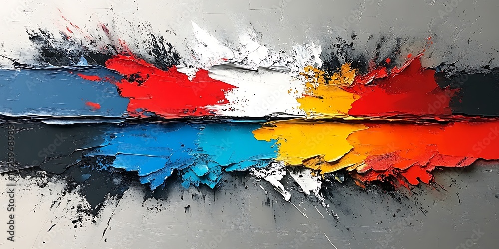 Abstract Color Explosion Art. Abstract Color Explosion Art.