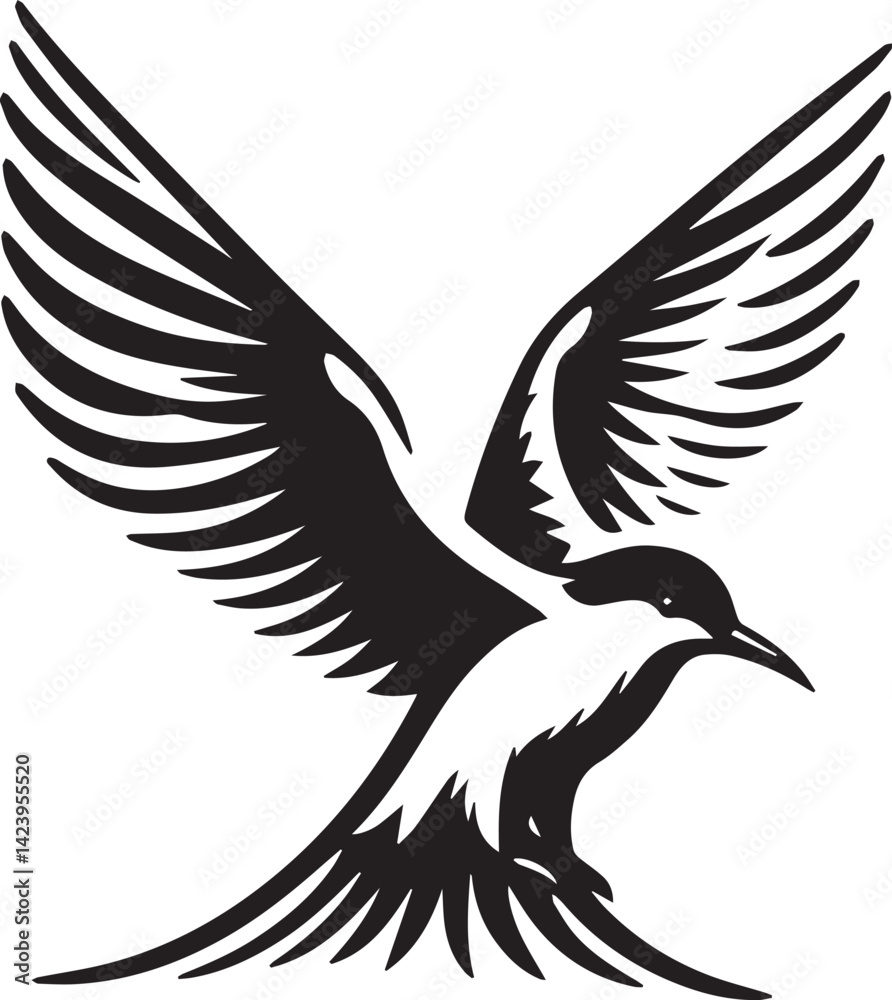 swift bird silhouette vector, swift bird logo vector, swift bird icon swift bird silhouette vector, swift bird logo vector, swift bird icon