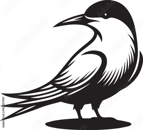 swift bird silhouette vector, swift bird logo vector, swift bird icon