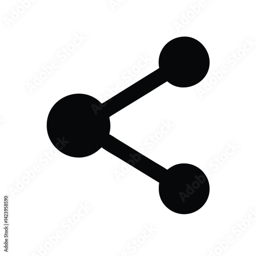 Modern Share Icon for Social Media Platforms  
