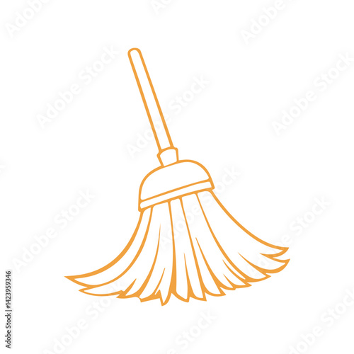 broom and dustpan
