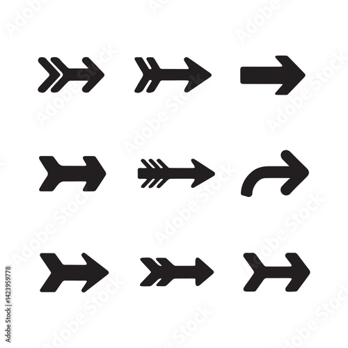 arrow icon set
