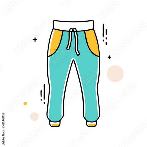 joggers icon, joggers vector illustration-simple illustration of joggers, perfect for joggers logos and icons