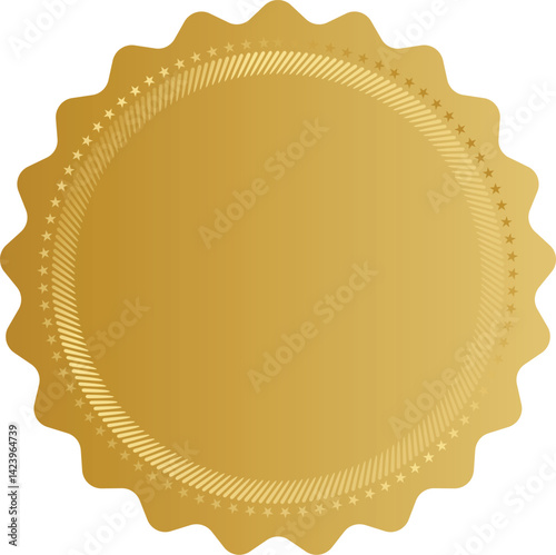Blank certificate stamp template