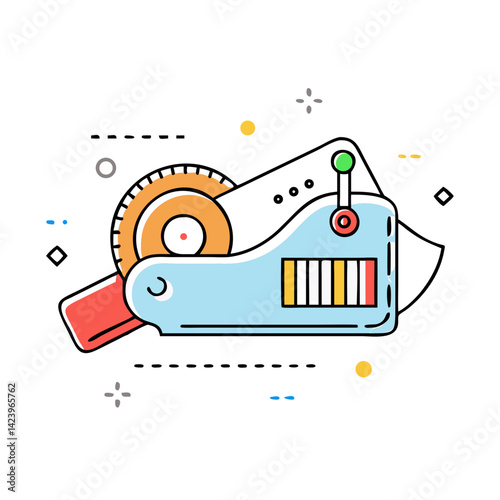 Wallpaper Mural label maker icon, label maker vector illustration-simple illustration of label maker, perfect for label maker logos and icons Torontodigital.ca