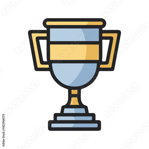 gold trophy cup icon