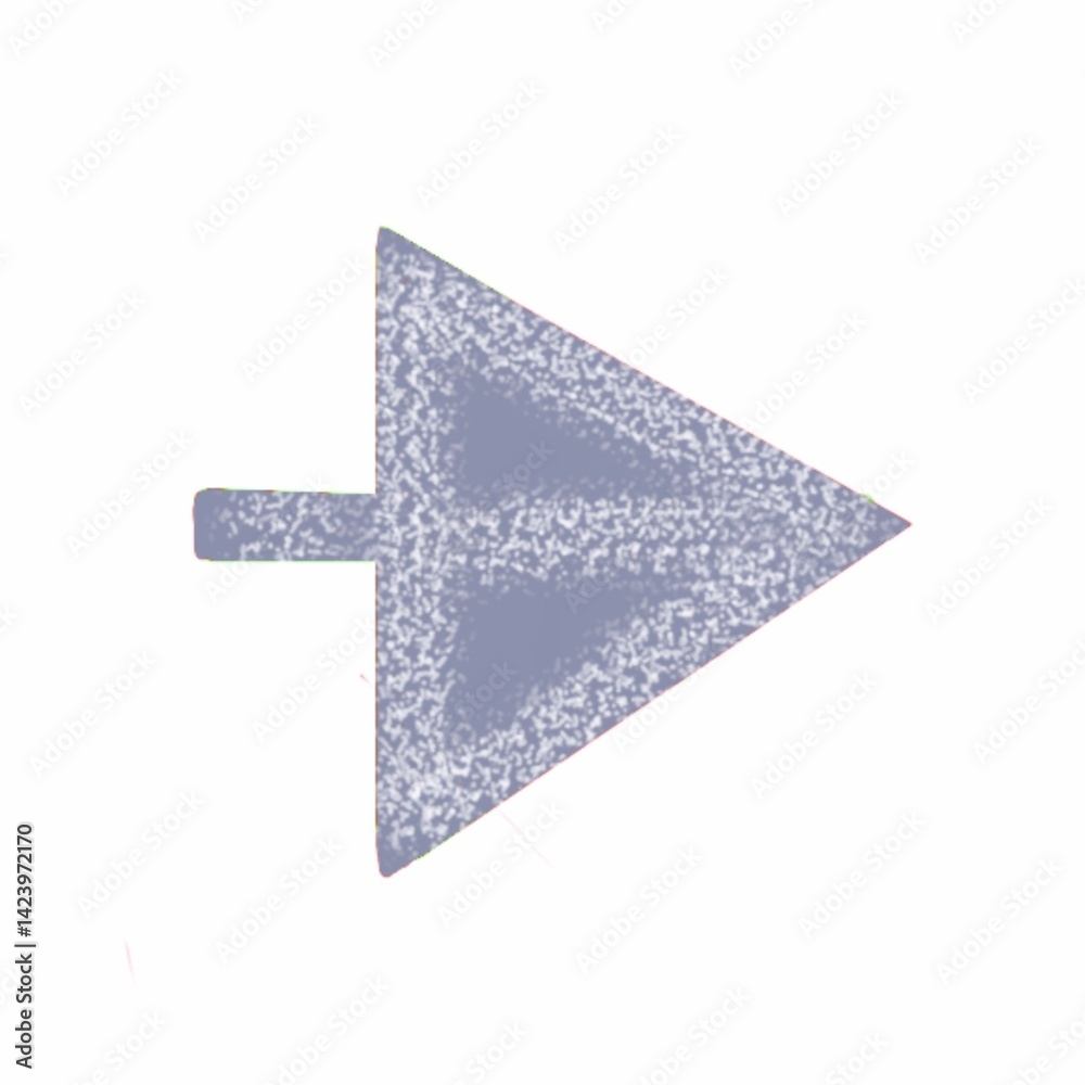 Obraz premium Speckled Gray Arrow