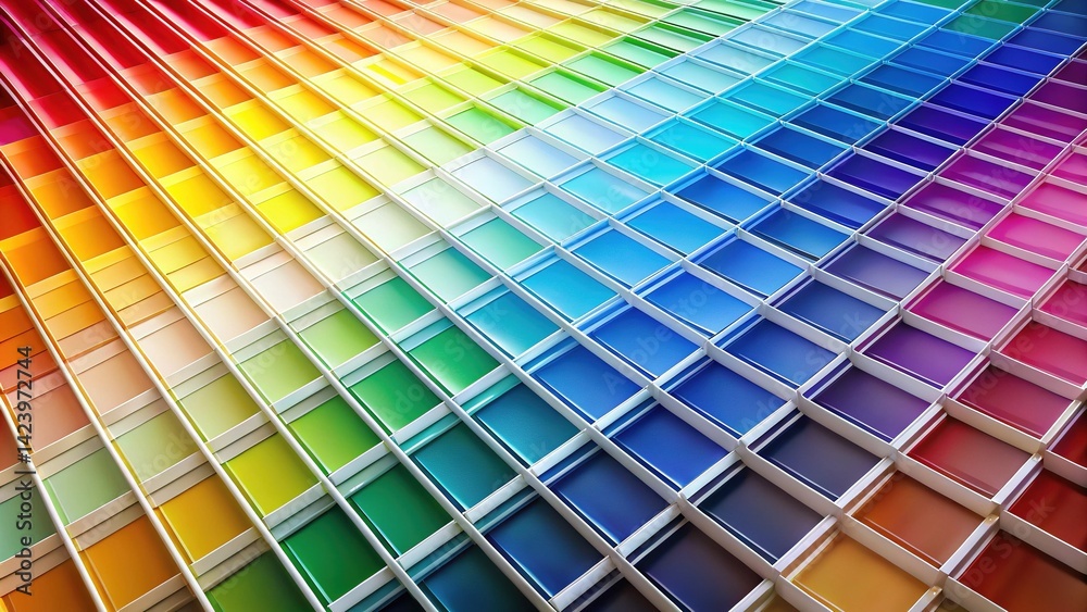 Obraz premium Painting Color Palette Set - Artistic Color Charts