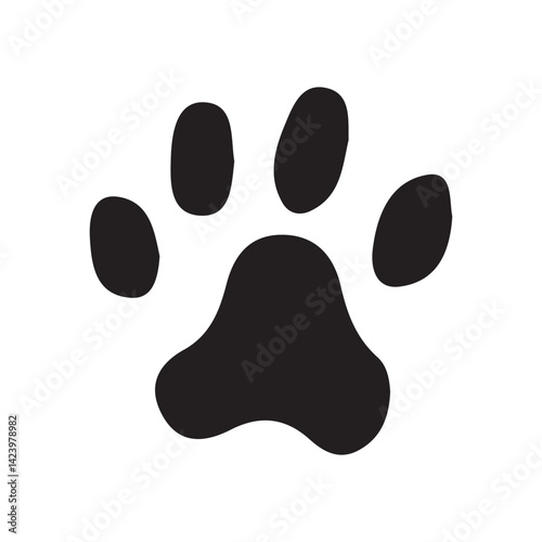 dog paw prints