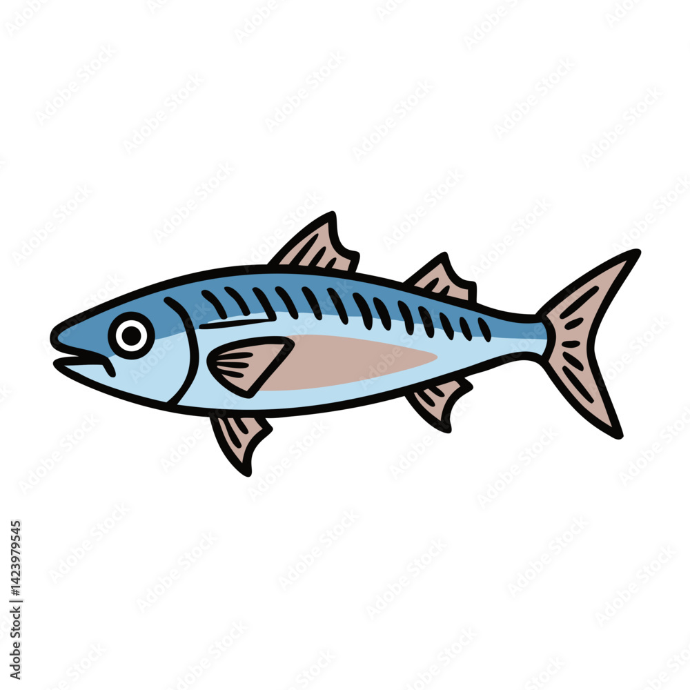 mackerel icon, mackerel vector illustration-simple illustration of mackerel, perfect for mackerel logos and icons mackerel icon, mackerel vector illustration-simple illustration of mackerel, perfect for mackerel logos and icons