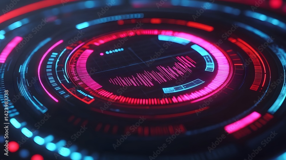 Holographic Financial Dashboard Showcasing Futuristic Business Solutions Holographic Financial Dashboard Showcasing Futuristic Business Solutions