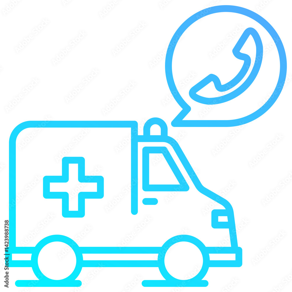 Obraz premium Emergency Services Icon