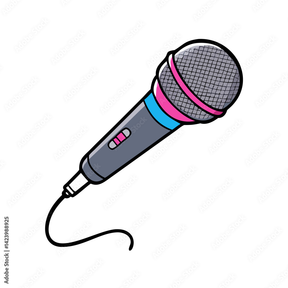 microphone icon, microphone vector illustration-simple illustration of microphone, perfect for microphone logos and icons