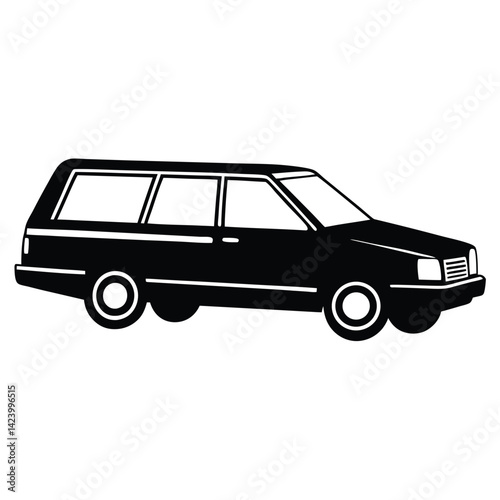 station wagon shilhotee vector isolated on white background