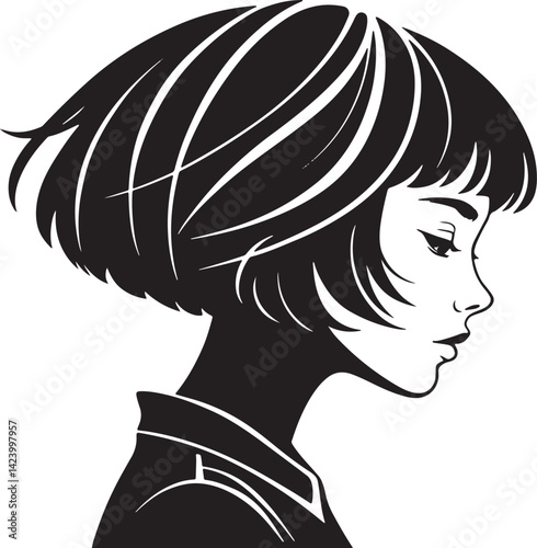 girl with long hair