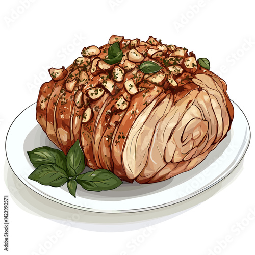 Porchetta Roast with Garlic and Herb Seasoning