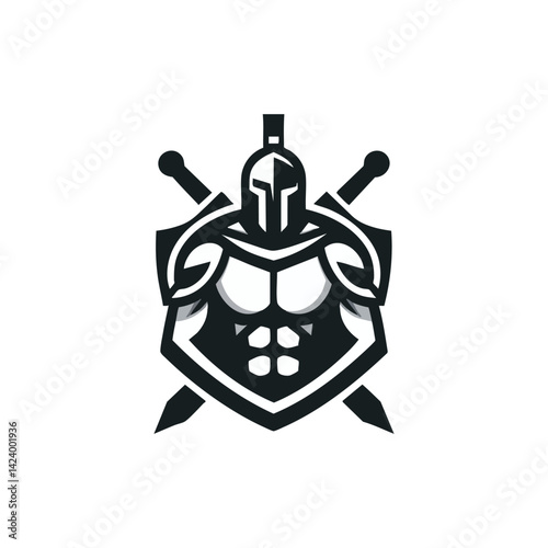 warrior logo vector illustration