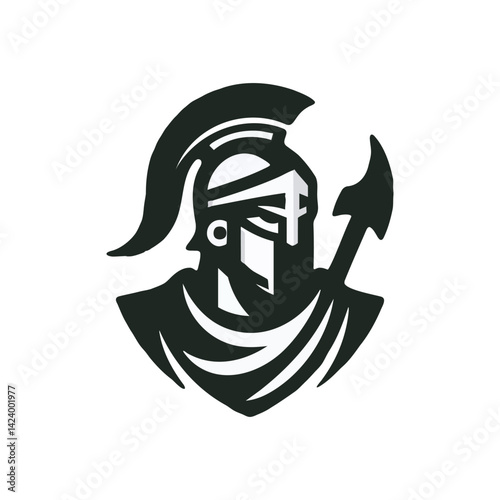 warrior logo vector illustration