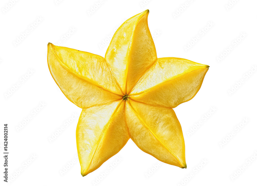 Fototapeta premium Starfruit isolated