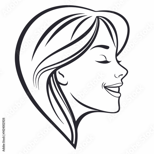 girl with long hair