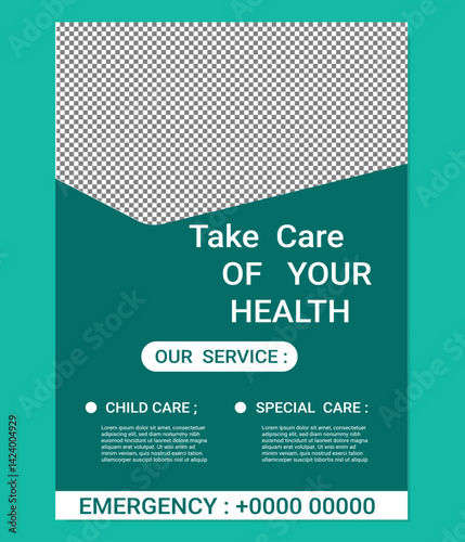 Creative Medical Flyer Design Template, Modern Medical 
Flyer Design Template, Prefessional Medical Flyer Desigen Template