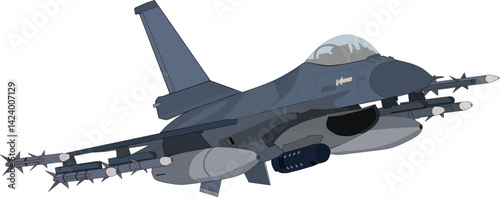 military jet fighter F 16 viper 