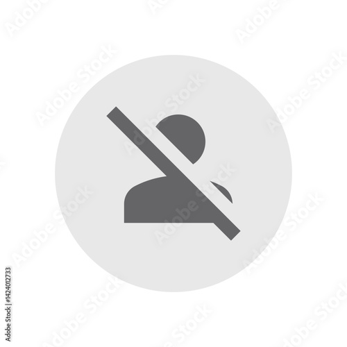 Person Off Filled Icon