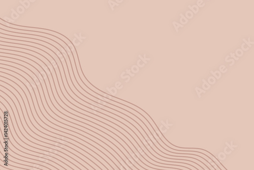 Abstract beige background. Simple diagonal background in shades of Pantone color 2025. For banner, backdrop, card, invite.
