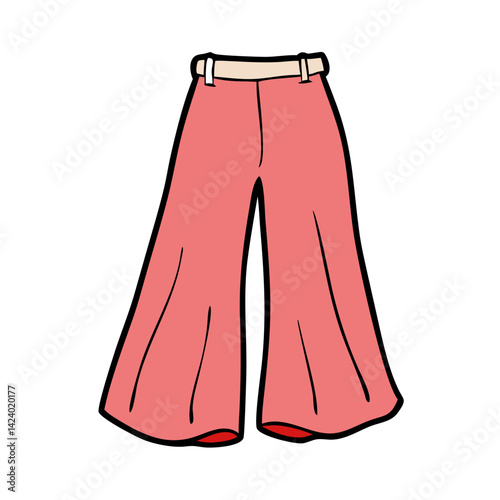 palazzo pants icon, palazzo pants vector illustration-simple illustration of palazzo pants, perfect for palazzo pants logos and icons