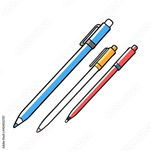 pen refills icon, pen refills vector illustration-simple illustration of pen refills, perfect for pen refills logos and icons