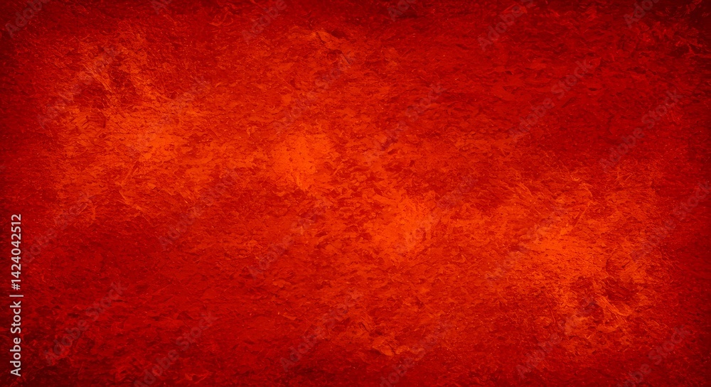 Fototapeta premium Abstract Red Texture Background with Dark Edges