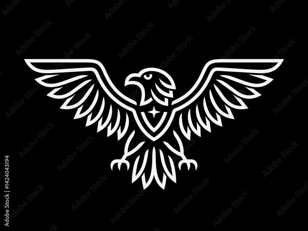 Obraz premium Vector Eagle